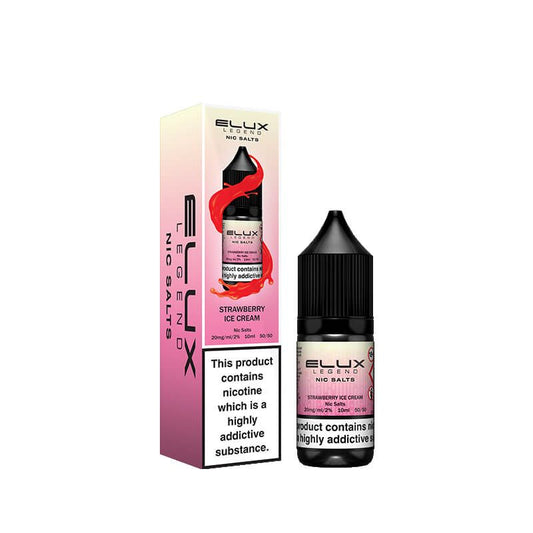 Elux Strawberry Ice Cream Liquid 20MG