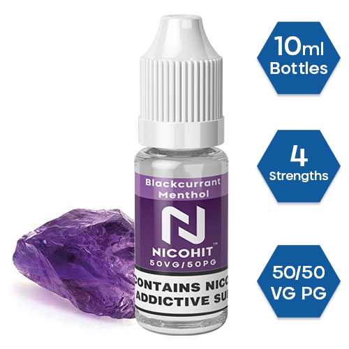 Blackcurrant Menthol (Purple Lush) - Nicohit -  Liquid 10ml