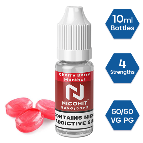 Cherry Berry Menthol (Red Lush) - Nicohit -  Liquid 10ml