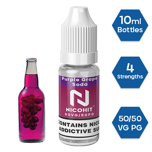 Purple Grape Soda - Nicohit -  Liquid 10ml